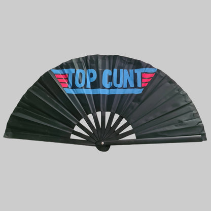 Top Cunt - TopGun themed UV Rave Fan