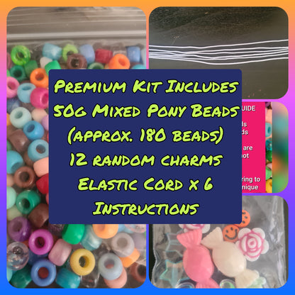 Kandi Bracelet Kit - Makes 6 Bracelets