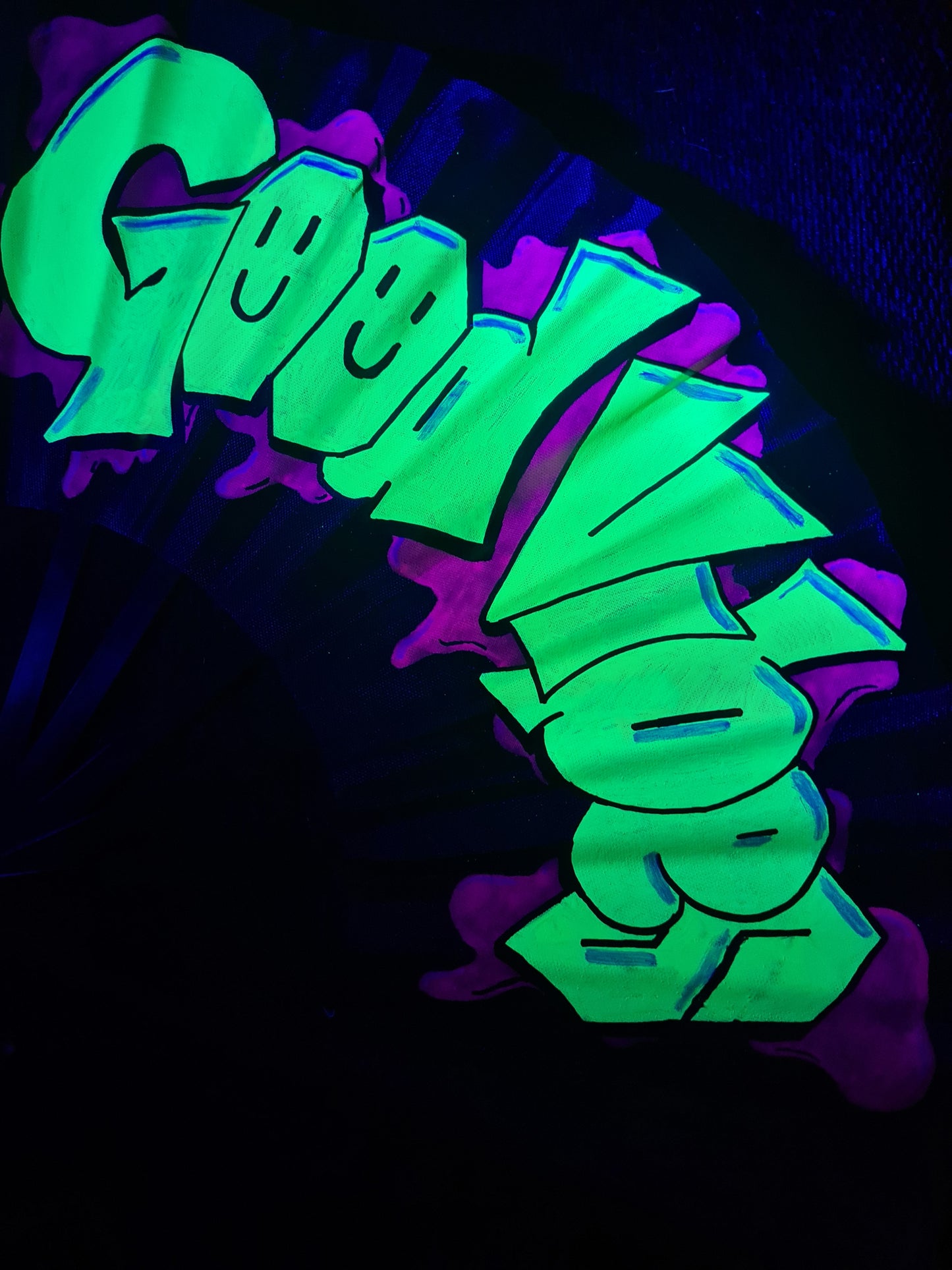 Good Vibes UV Rave Fan