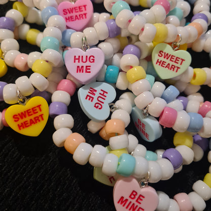 Love Heart Kandi Bracelets