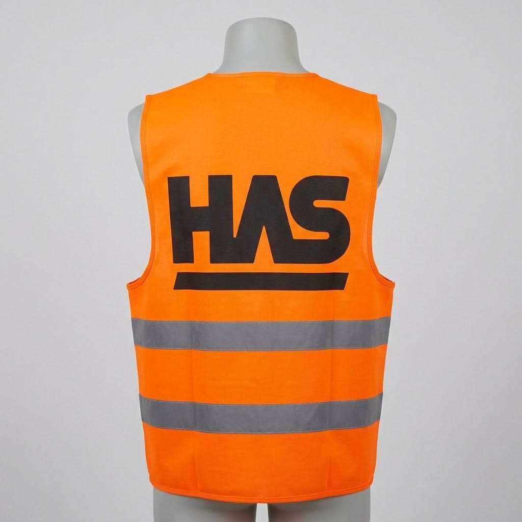 HAS Orange Hi Vis Festival Vest – Limited Edition