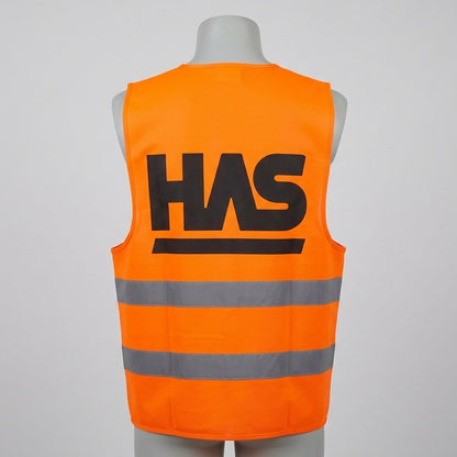 HAS Orange Hi Vis Festival Vest – Limited Edition