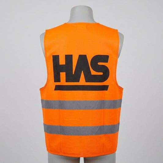 HAS Orange Hi Vis Festival Vest – Limited Edition