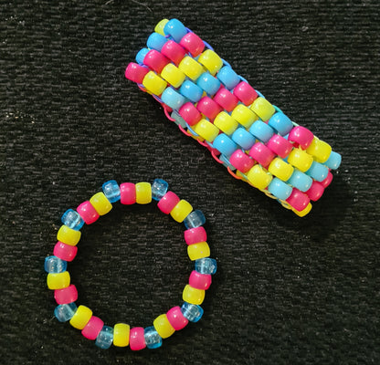 LGBTQ+ Pride Flag Kandi Bracelets - Handmade Festival Bracelets