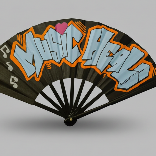 Music Heals UV Rave Fan