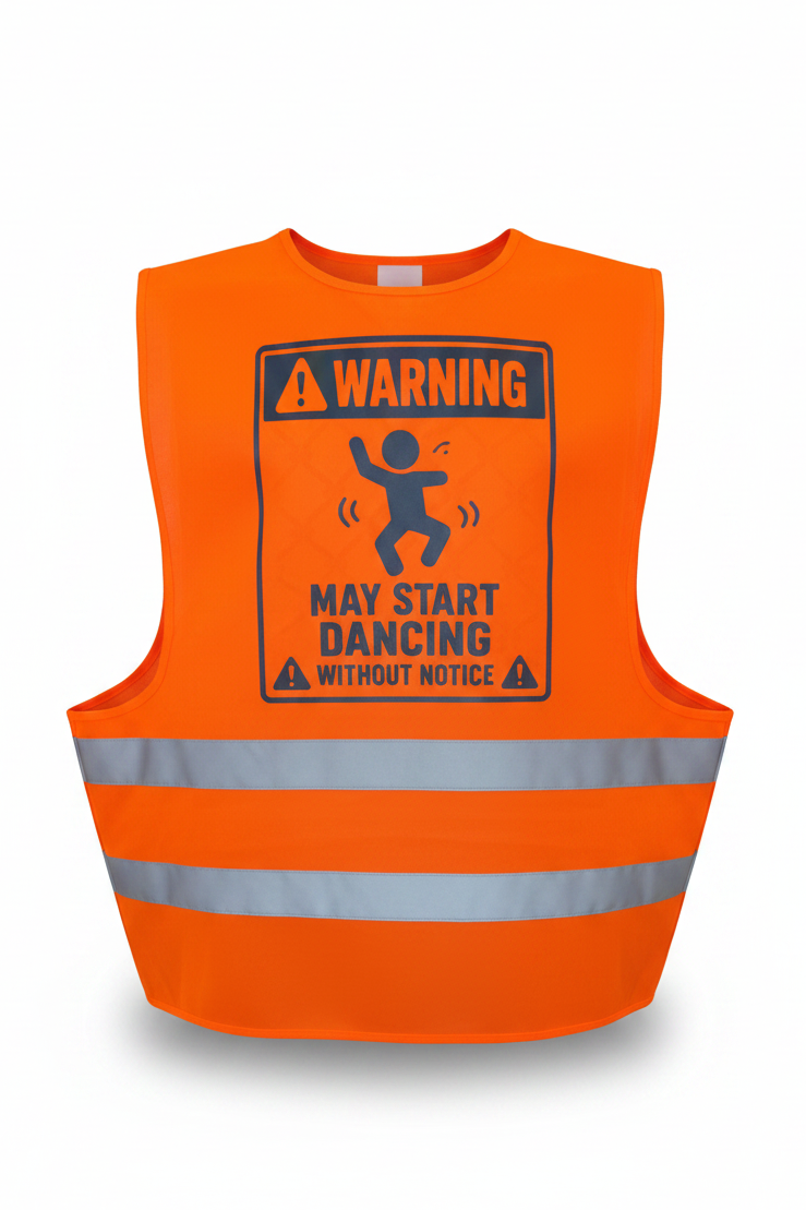 Warning May Dance Hi Vis Jacket