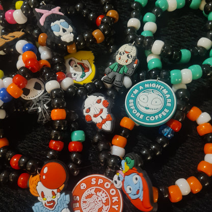 Mystery "Horror" Kandi Bracelet Pick N Mix - Festival Rave Bracelets