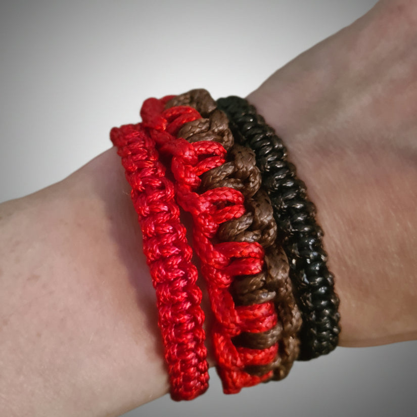 Chunky Triple Band Macrame Bracelet – Eco-Friendly Festival Cuff