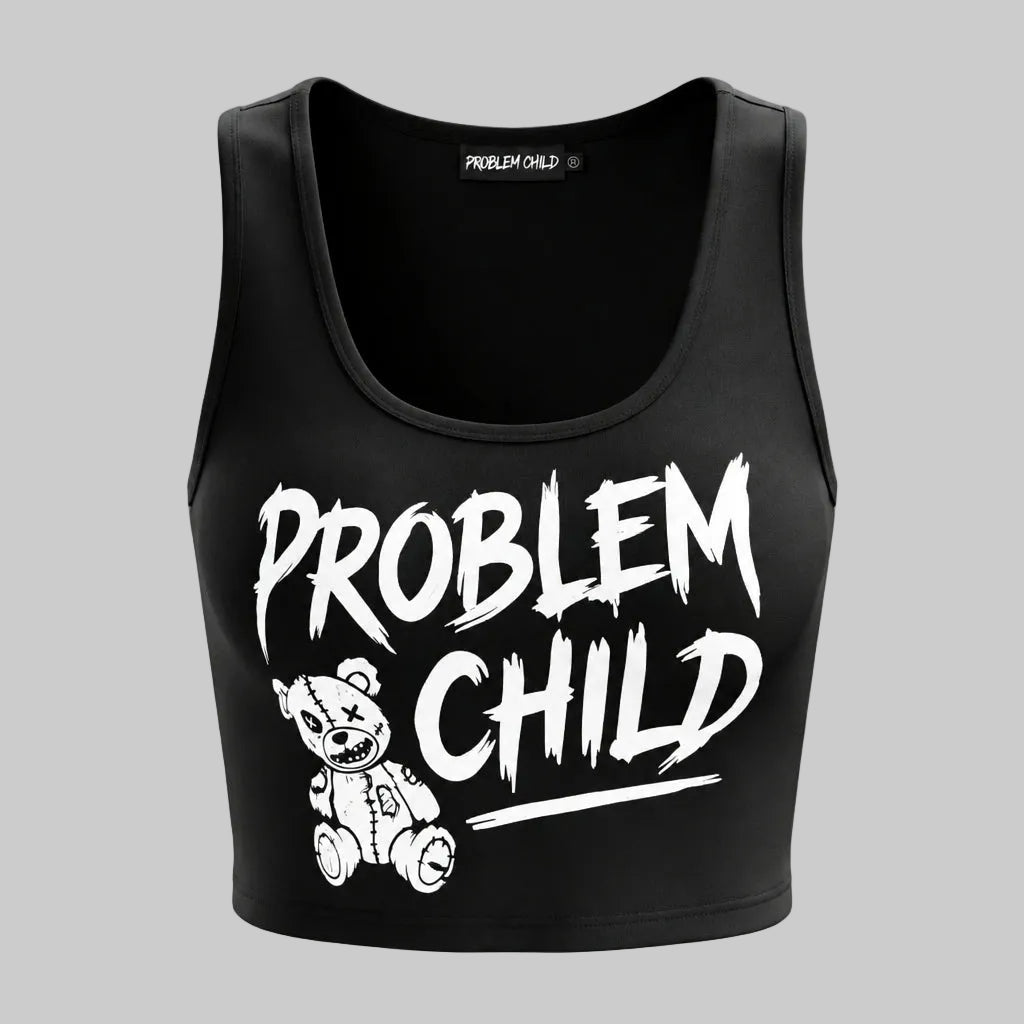 Problem Child Graphic Crop Top