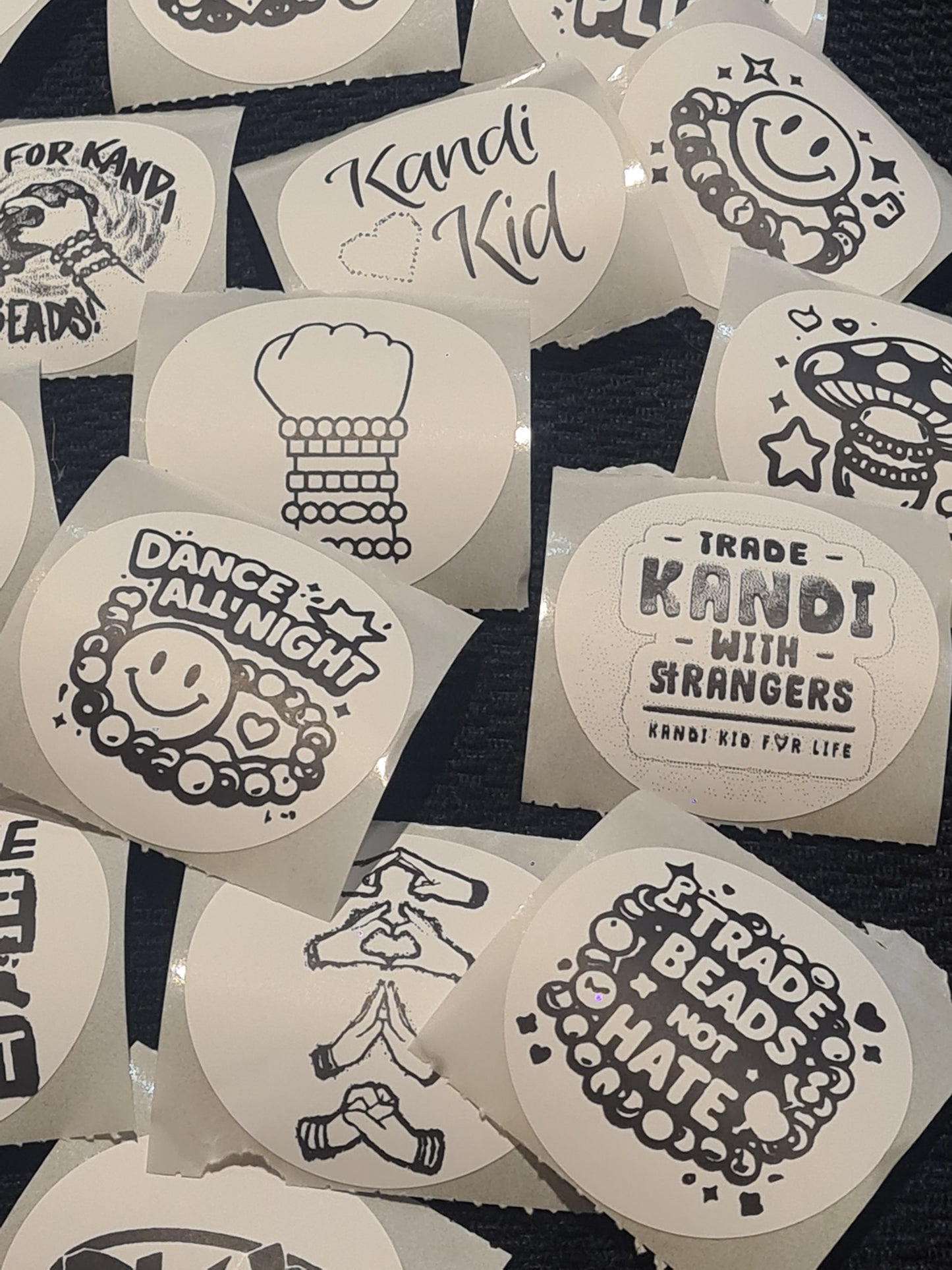 Kandi Themed Stickers