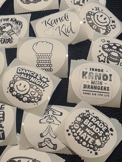 Kandi Themed Stickers