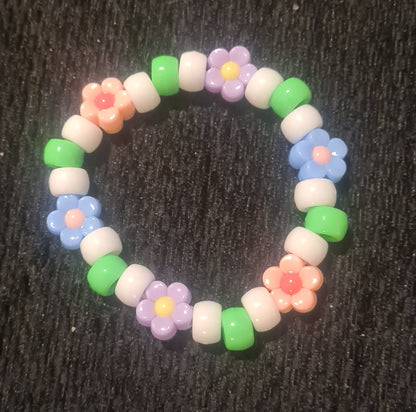 Flower Kandi Bracelets - Handmade Festival Rave Accessory