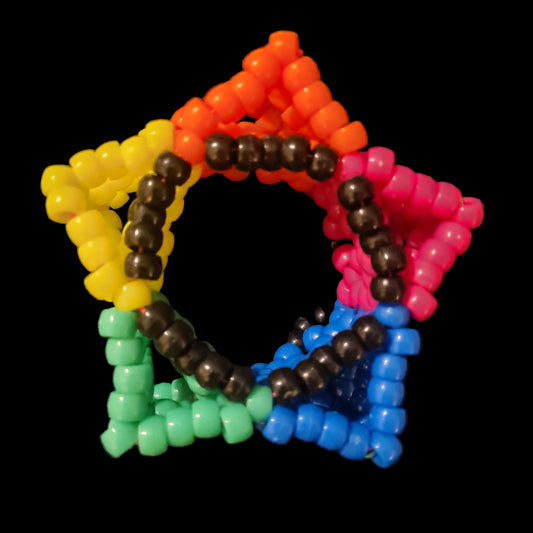 Star Kandi Cuff - Custom Handmade Festival Rave Cuff