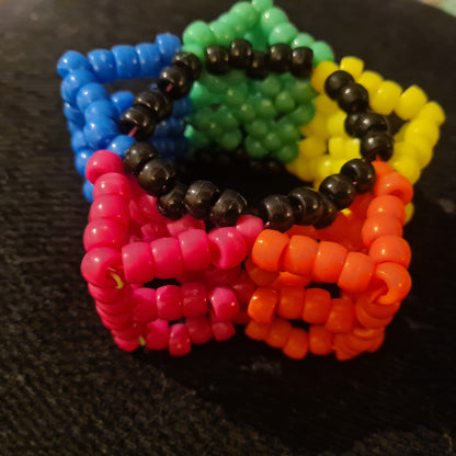Star Kandi Cuff - Custom Handmade Festival Rave Cuff