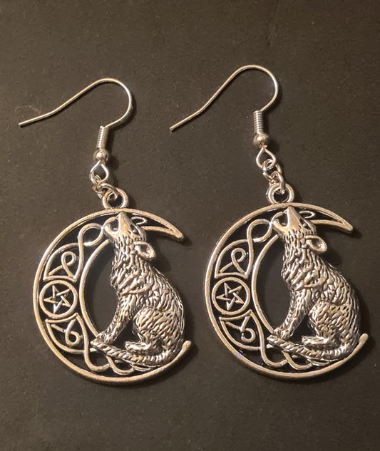 Howling Wolf Earrings