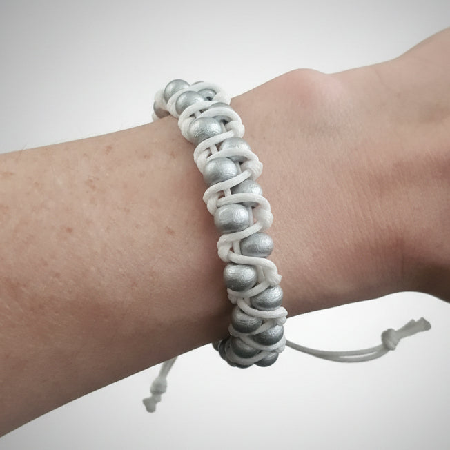 Beaded ZigZag Macrame Bracelets