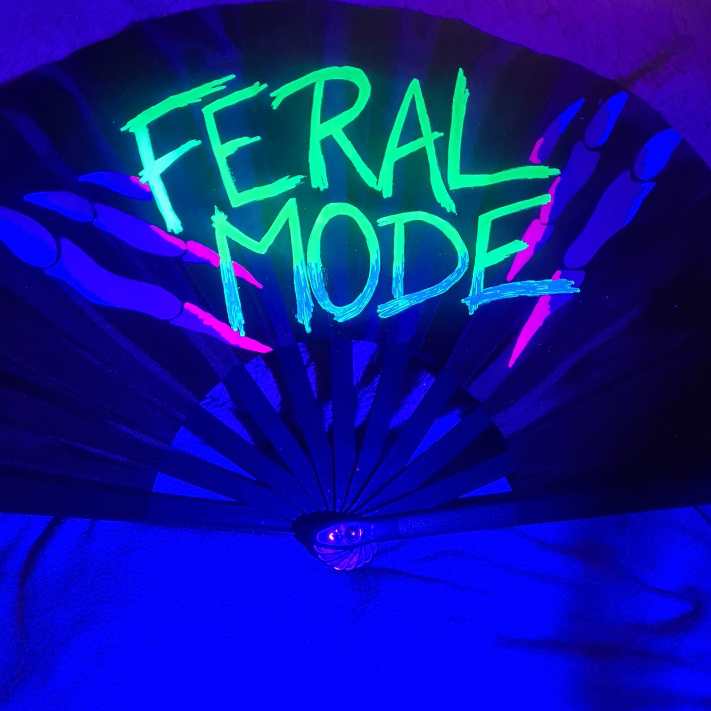 Feral Mode UV Custom Rave Fan