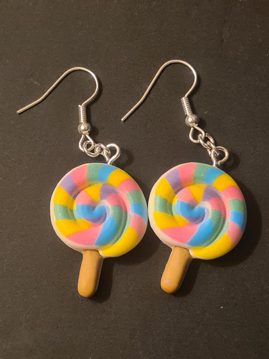 Cartoon Lollipop Earrings