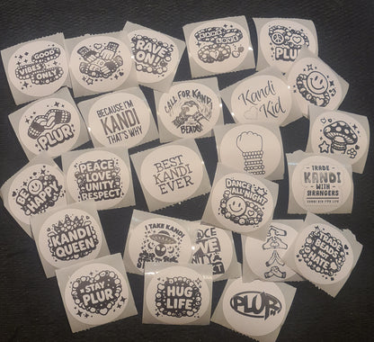 Kandi Themed Stickers