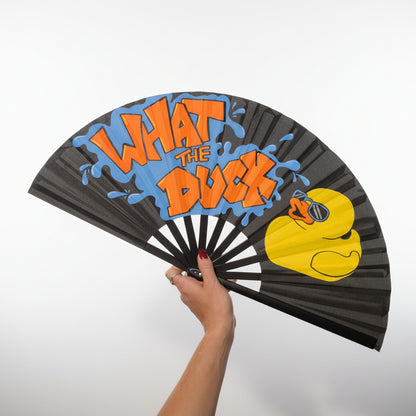 What The Duck UV Reactive Rave Fan