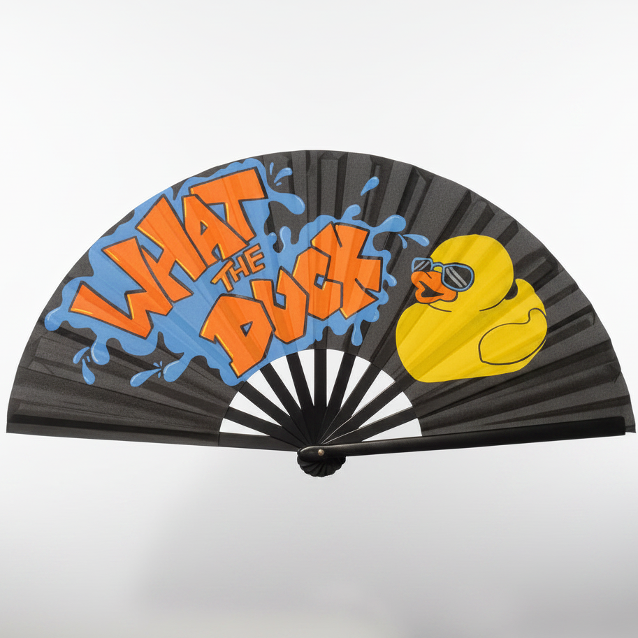 What The Duck UV Reactive Rave Fan