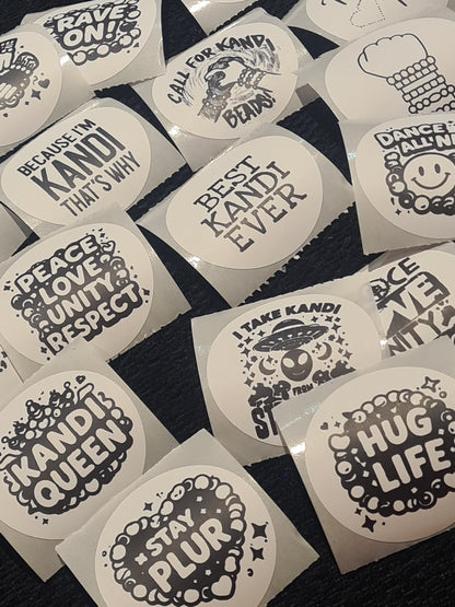 Kandi Themed Stickers