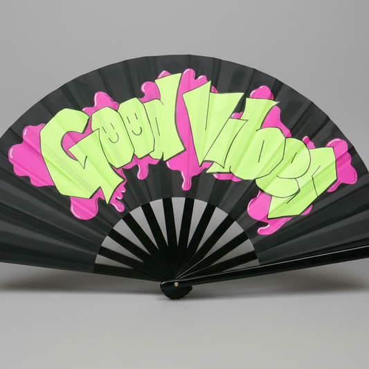 Good Vibes UV Rave Fan
