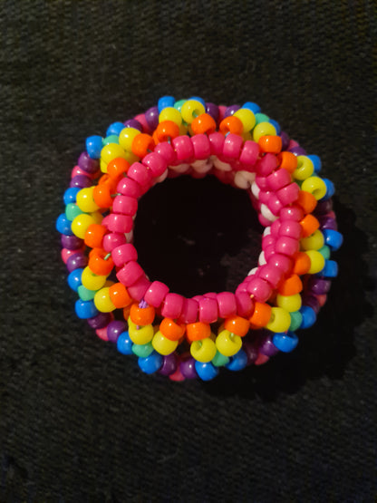 Topsy-Turvy Kandi Cuff - Custom Handmade Festival Rave Cuff