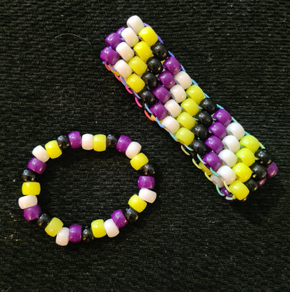 LGBTQ+ Pride Flag Kandi Bracelets - Handmade Festival Bracelets