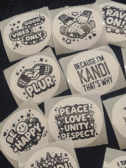 Kandi Themed Stickers
