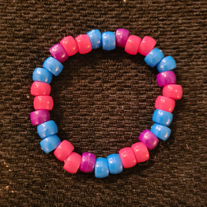 LGBTQ+ Pride Flag Kandi Bracelets - Handmade Festival Bracelets