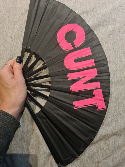 CUNT - 3D Effect UV Rave Fan