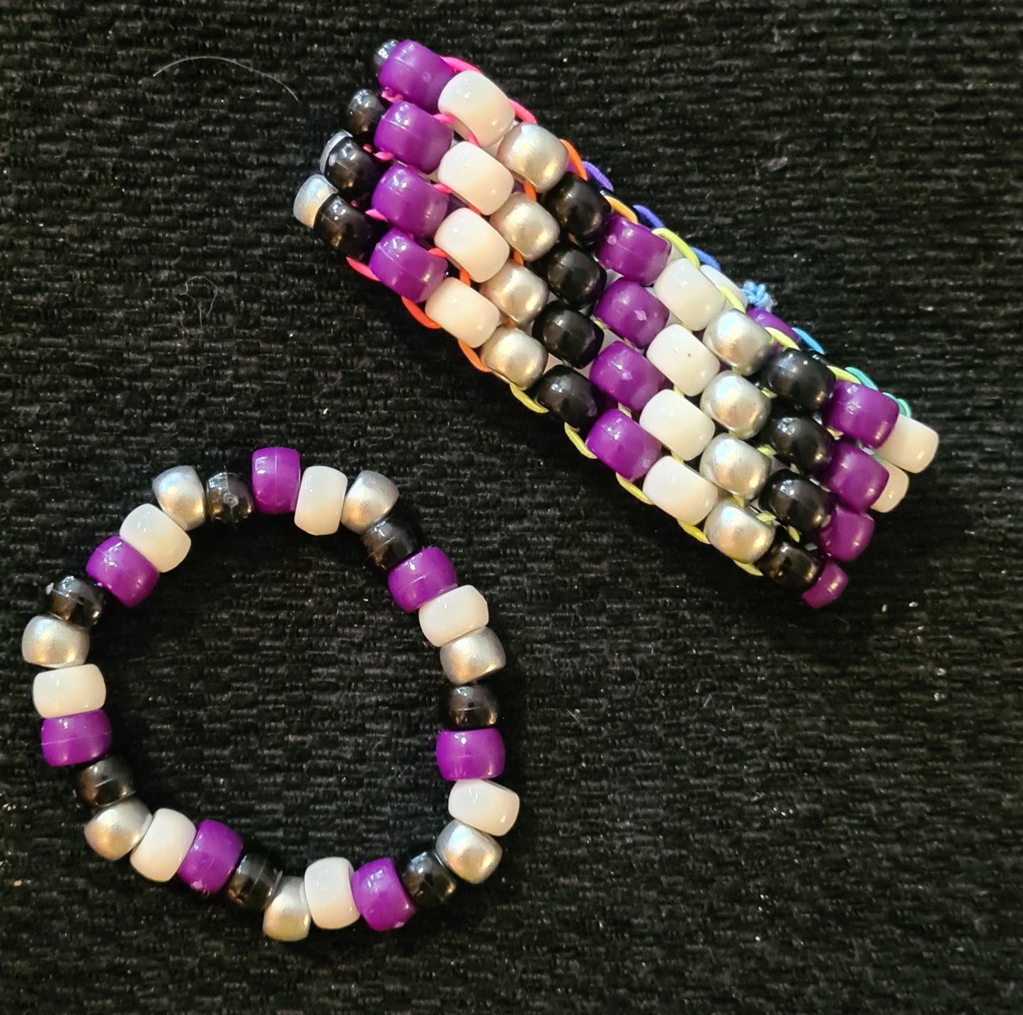 LGBTQ+ Pride Flag Kandi Bracelets - Handmade Festival Bracelets