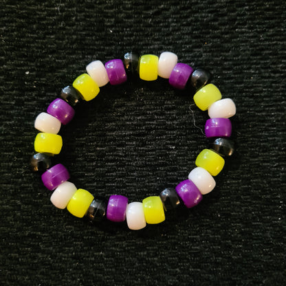 LGBTQ+ Pride Flag Kandi Bracelets - Handmade Festival Bracelets