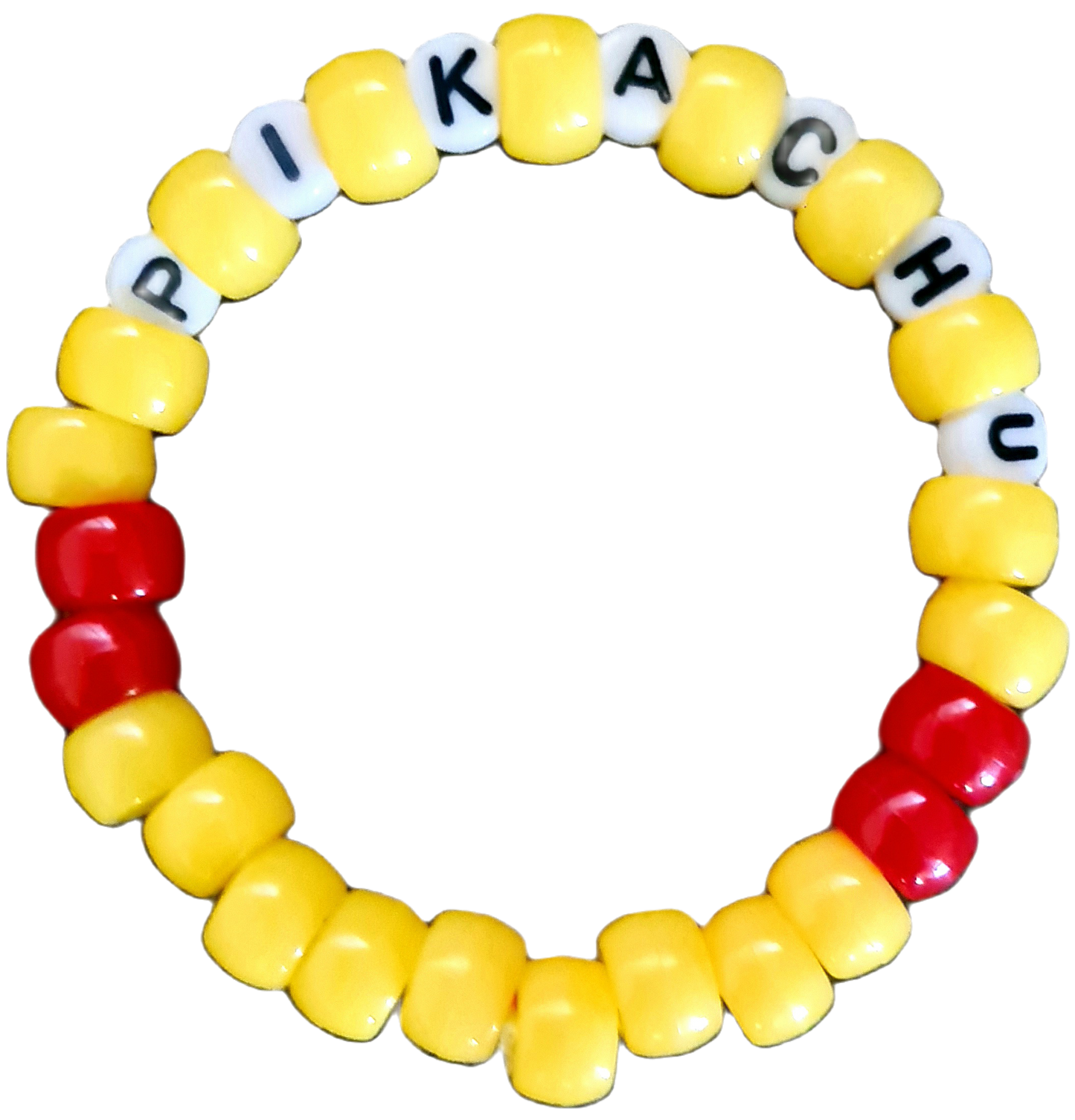 Pikachu Pokémon Kandi Bracelet Set | Handmade Festival Jewellery