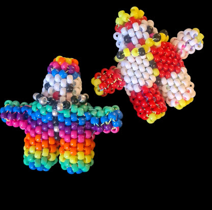 Kandi Clown Keychain & Necklace - Handmade 3D Festival Charm