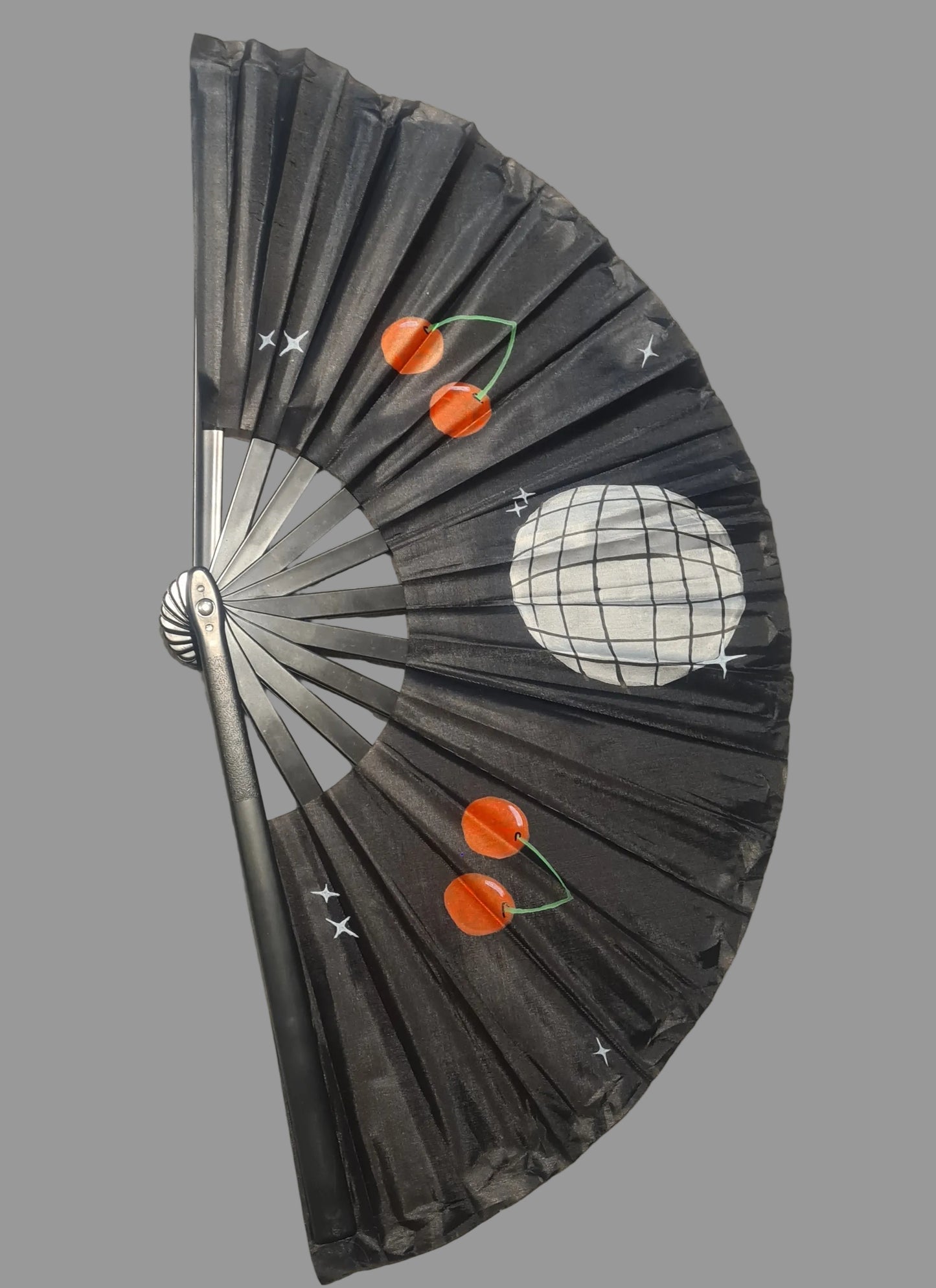 Cherries & DiscoBall Rave Fan