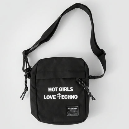 Hot Girls Love Techno Festival Crossbody Bag | Rave Bag | FestEssential Treasures