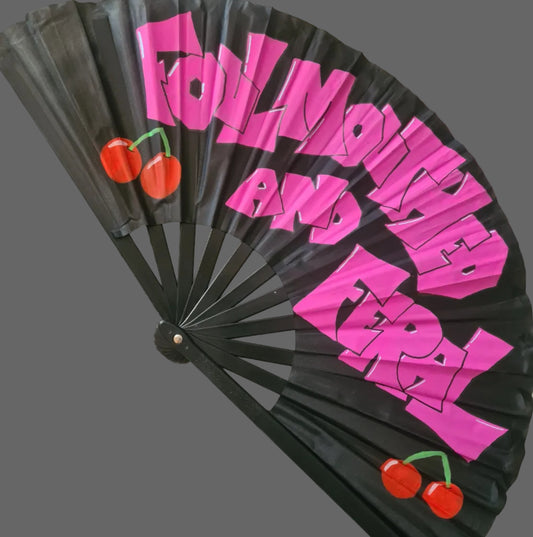 FoulMouthed And Feral UV Custom Rave Fan