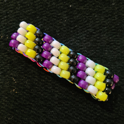 LGBTQ+ Pride Flag Kandi Bracelets - Handmade Festival Bracelets